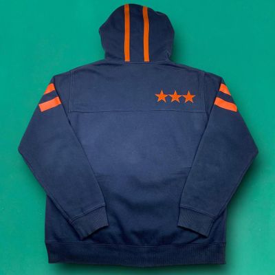 Nike Cortez 72 Embroidered Spellout Logo Hooded Sweatshirt Hoodie Blue XL 5