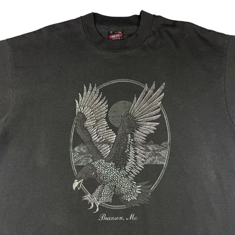 Vintage Branson Missouri Eagle Graphic Tee Single Stitch XL 2