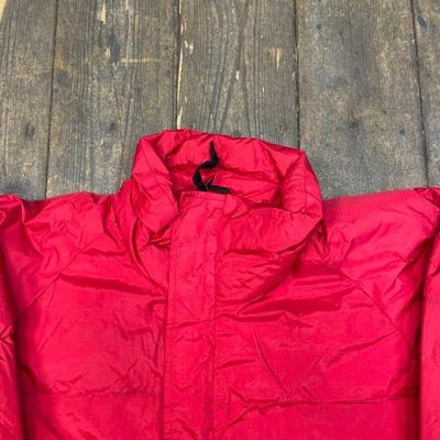 Marmot Puffer Coat Vintage Down Feather Gore Tex Parka Jacket, Red, Mens Medium 6