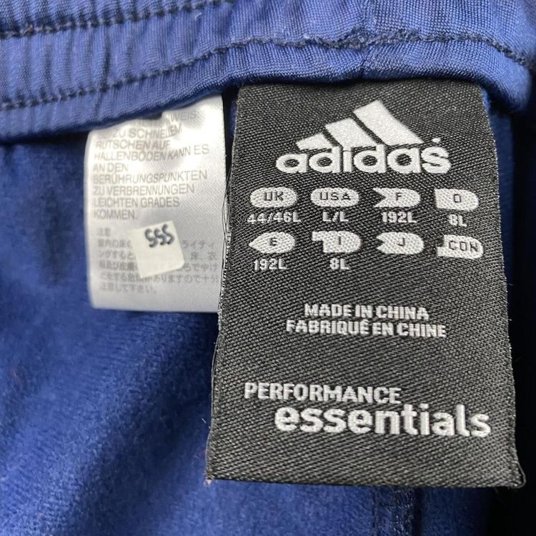 Y2K adidas soft shell joggers tracksuit bottoms navy. imagen 5