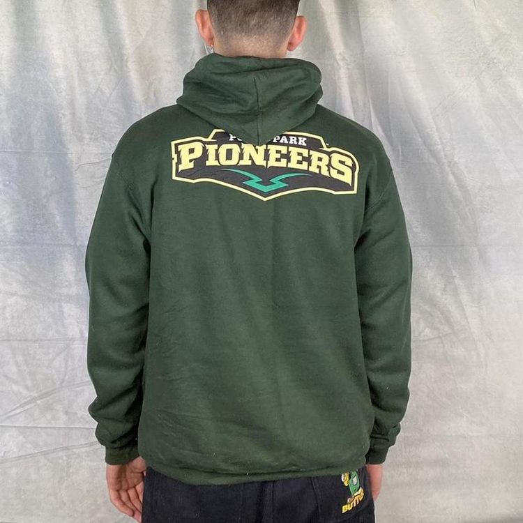 Vintage Green champion hoodie 2
