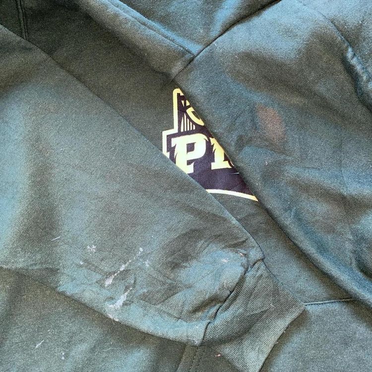 Vintage Green champion hoodie 4