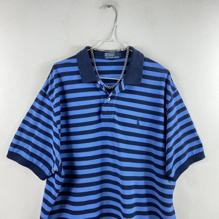 Blue Striped Polo Ralph Lauren Polo Shirt