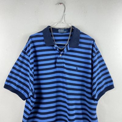 Blue Striped Polo Ralph Lauren Polo Shirt 1