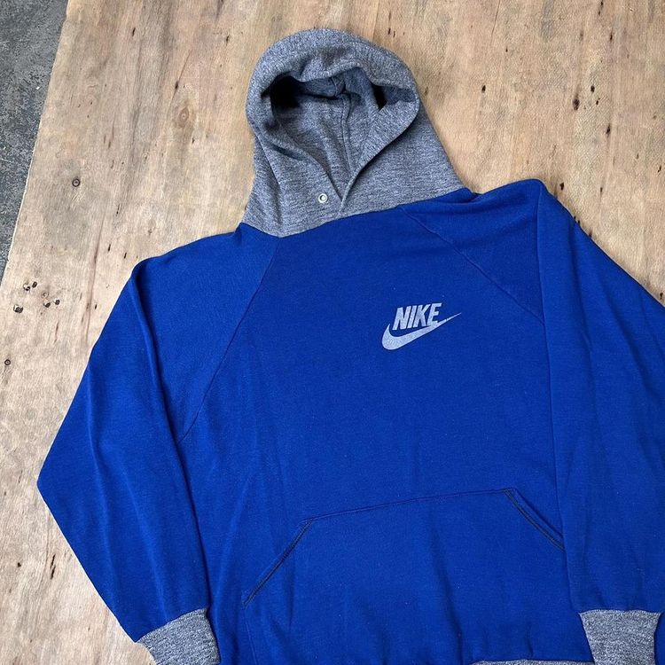 RARE Made in USA Nike 1980s Sportswear Hoodie imagen 2