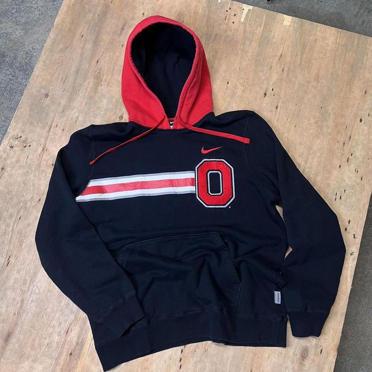Vintage Nike Team x Ohio State Buckeyes Graphic Hoodie imagen 4