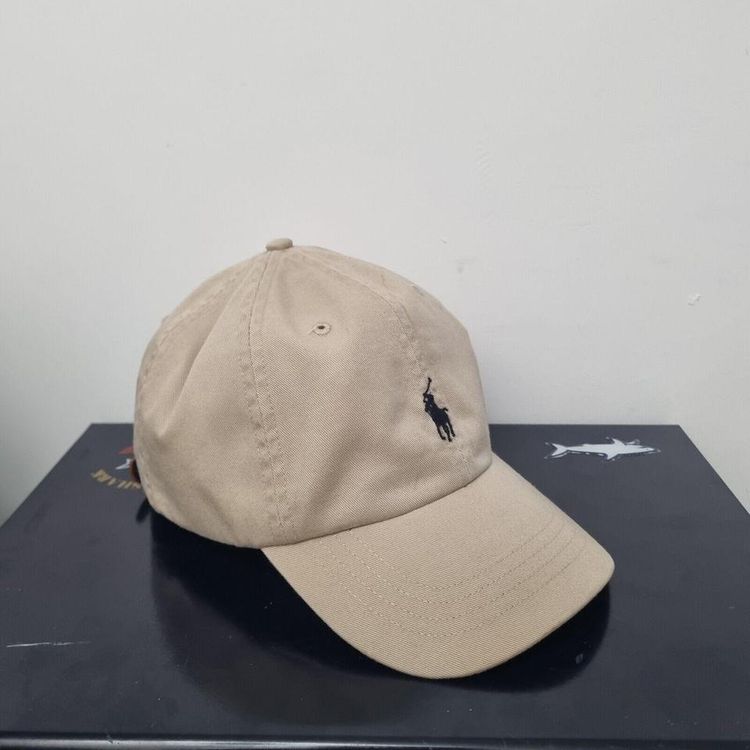 Polo Ralph Lauren Baseball Cap Hat. Brown Beige One Size Fits Most, Adjustable
