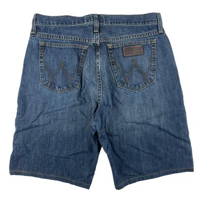 Vintage Wrangler Jeans Cut Off Denim Shorts Blue W32