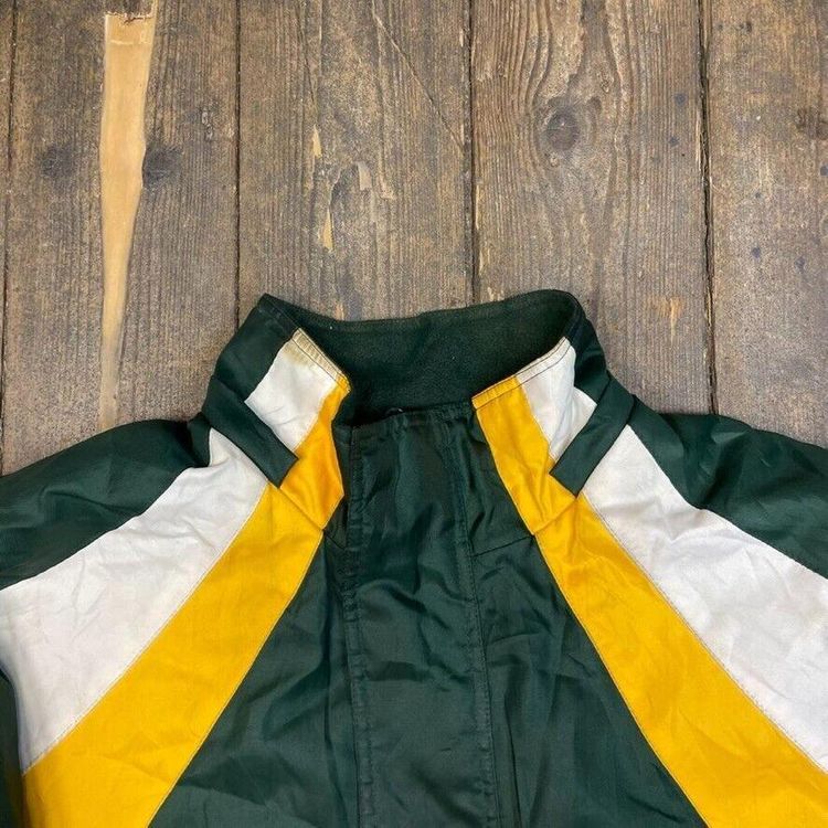 NFL Rain Jacket Green Bay Packers Fleece Lined Sports, Coat, Green, Mens Large 5