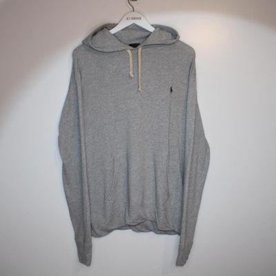 Ralph Lauren grey thin hoodie size large thin material performance