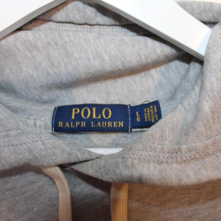 Ralph Lauren grey thin hoodie size large thin material performance image 4