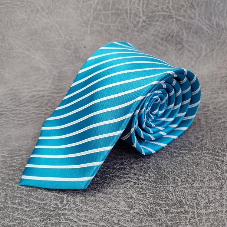 Other Vintage Tie Mens Tie Striped Necktie RARE ties SILK 70s 60s 50s 40s geometric product image