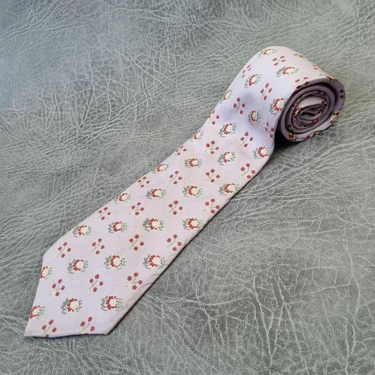 Vintage HANDMADE Mens Tie Pierre Cardin Necktie Retro SILK Y2K 3