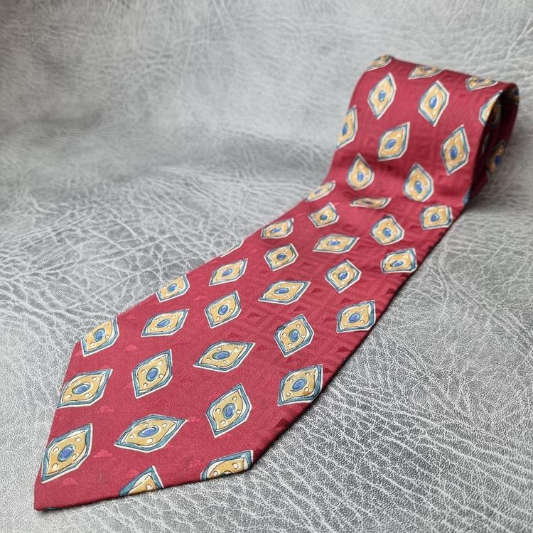 Vintage tie, Mens tie, Vintage Silk Tie, Striped wide tie, Vintage Necktie image 2