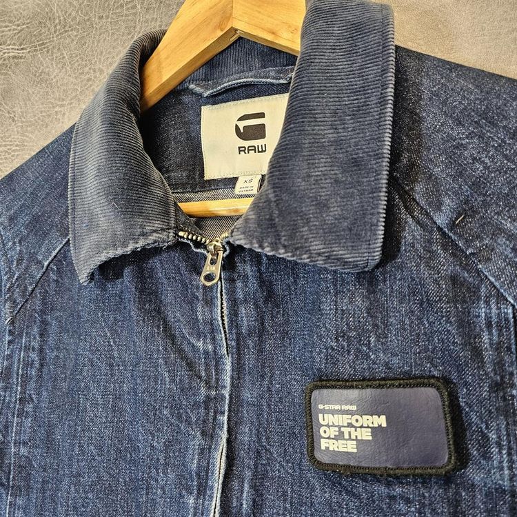Vintage G Star RAW  Denim Jacket Mens  Blue image 2
