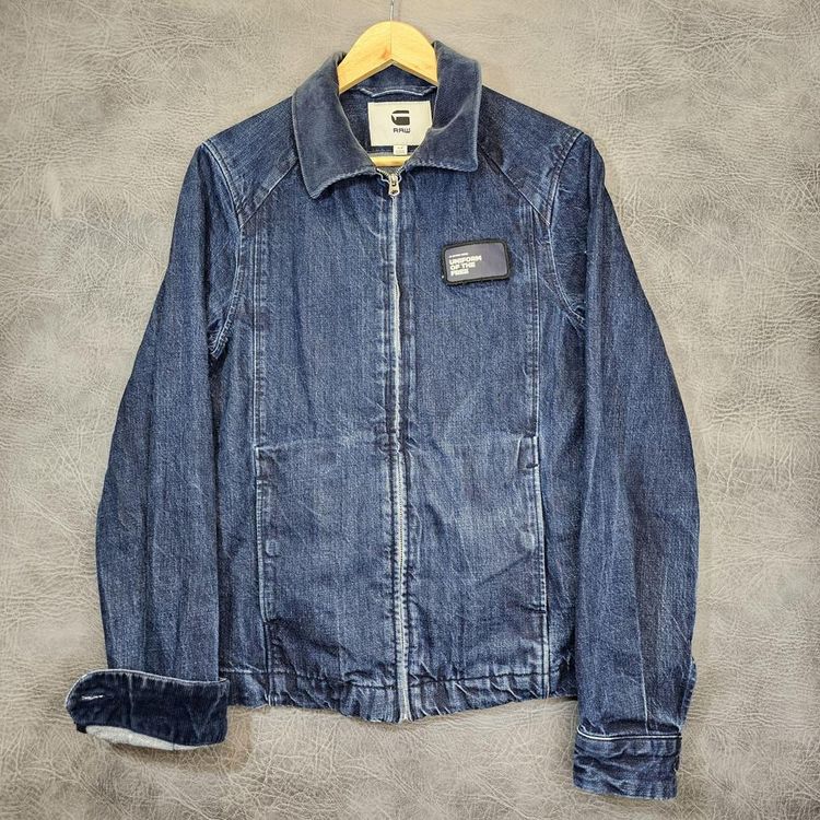 Vintage G Star RAW  Denim Jacket Mens  Blue image 1