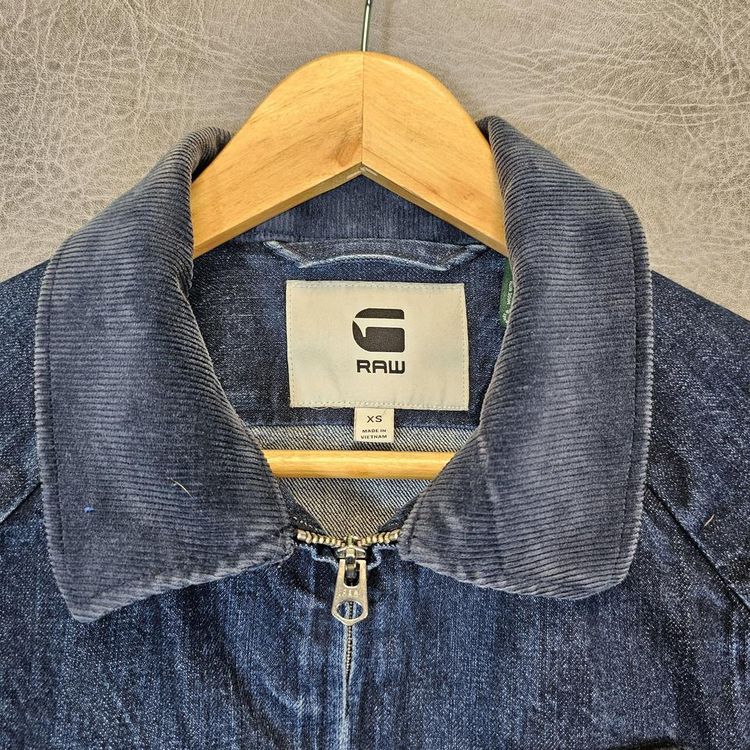 Vintage G Star RAW  Denim Jacket Mens  Blue image 5