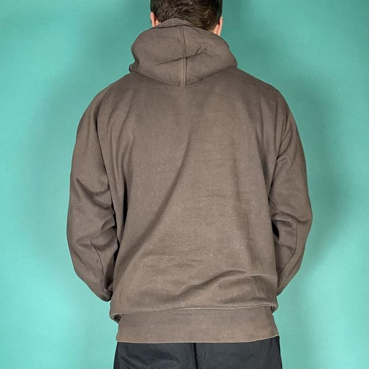 Vintage y2k animal embroidered hoodie brown. image 4