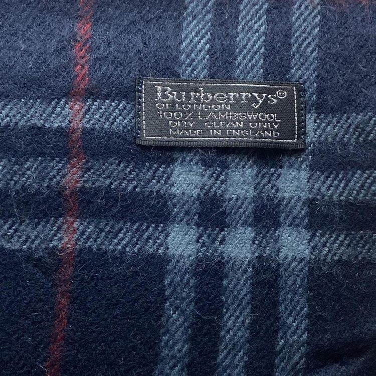 Vintage Navy Burberry scarf image 4