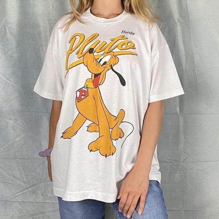 White Florida Pluto T-Shirt image 6