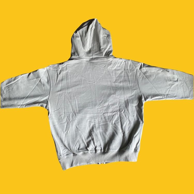 Broken Planet Double zip hoodie bone grey image 2