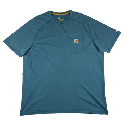 Vintage Carhartt Pocket Tee Blue XL