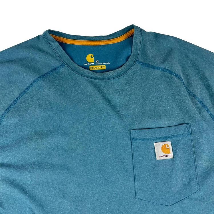 Vintage Carhartt Pocket Tee Blue XL imagen 2