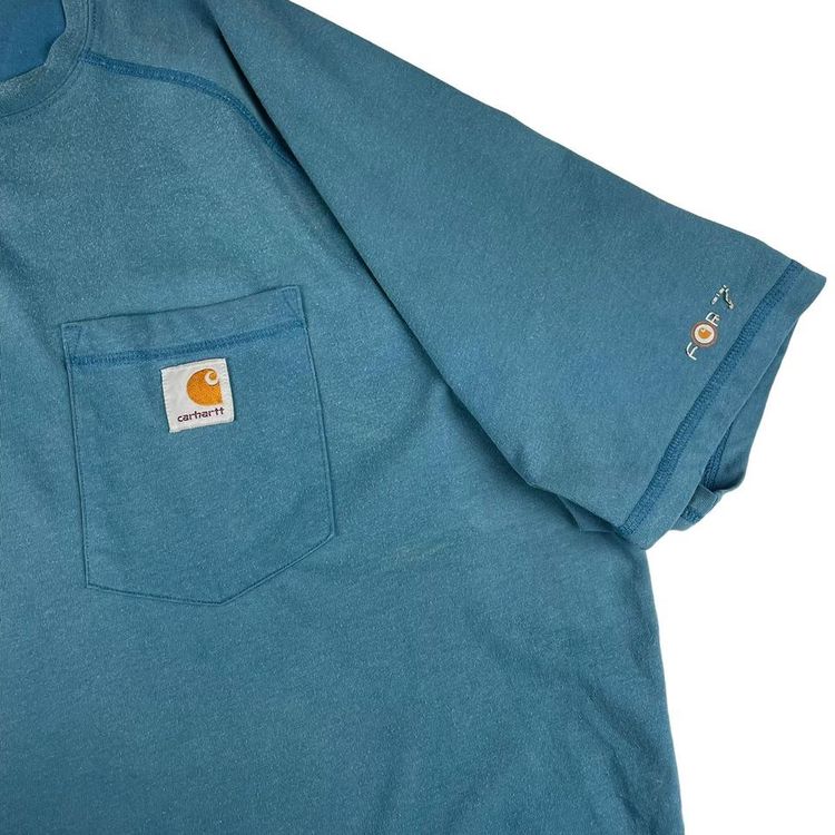 Vintage Carhartt Pocket Tee Blue XL imagen 3