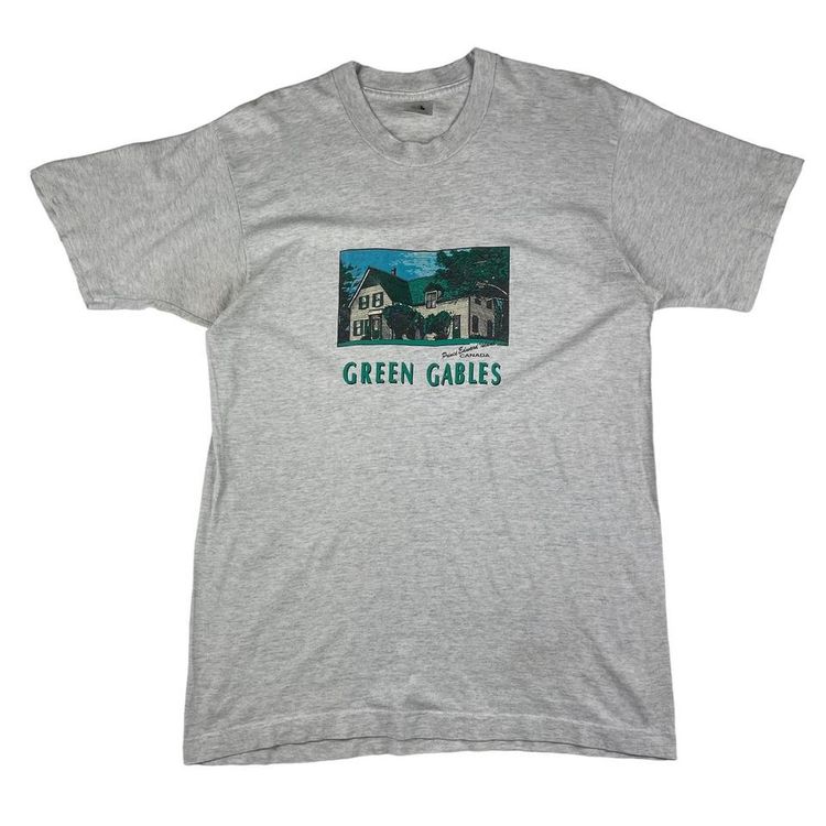 Vintage Fruit Of The Loom Single Stitch Graphic Tee Grey Large