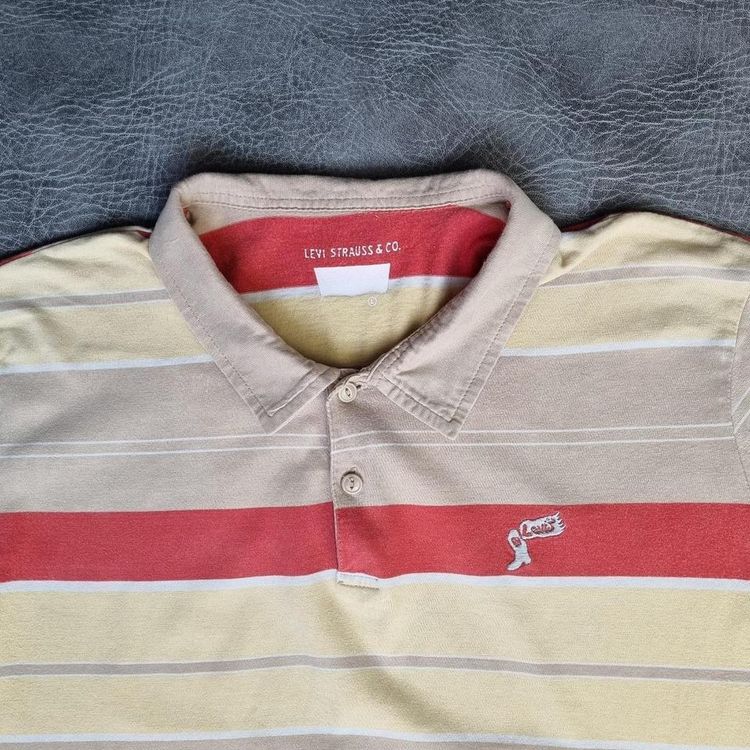 Vintage Levi's Men's Polo Shirt Embroidered Tee Levi 3