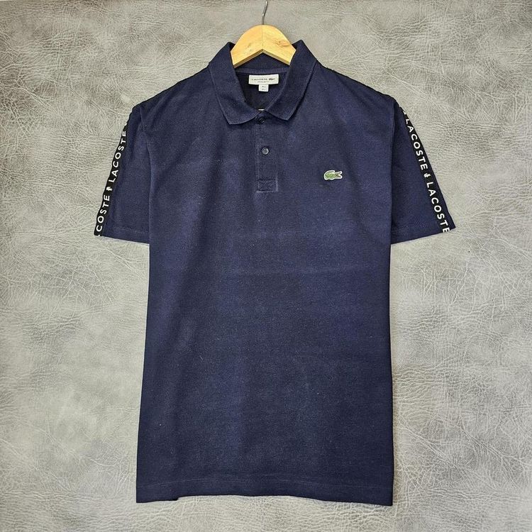 Mens Polo Shirt Vintage Lacoste Polos Shirt  Rugby T shirt  Short Sleeve Tee image 1