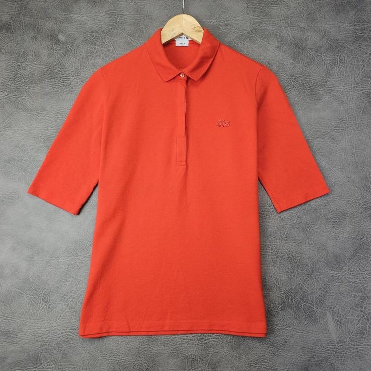 Lacoste Polo shirt short Sleeve Vintage mens Polos Shirt  Rugby Tee image 1