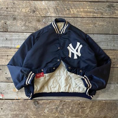 Vintage 1980s Rawlings New York Yankees Baseball Jacket