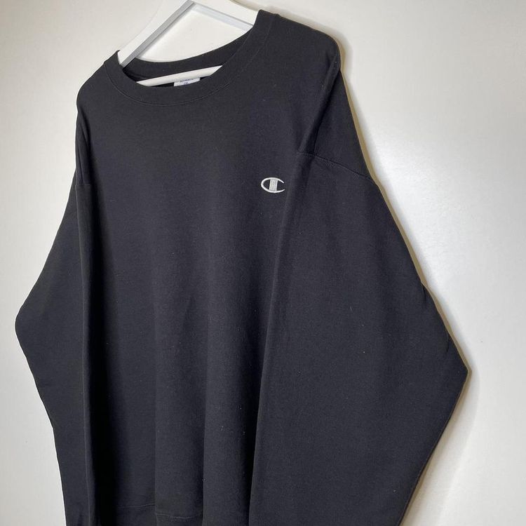 Champion Classic XXL plain Black sweater size two extra large. image 2