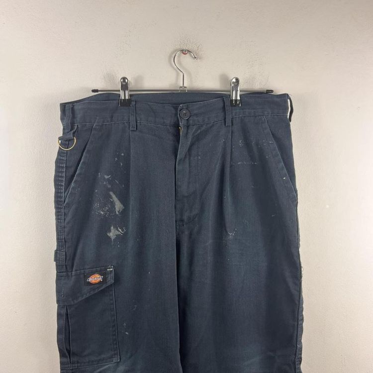 Navy blue dickies cargo pants image 3