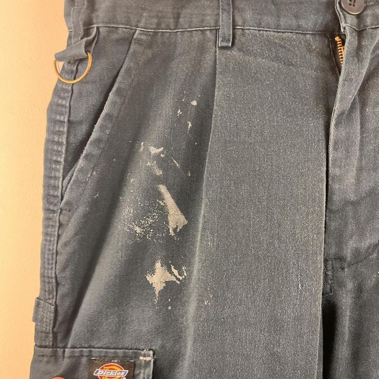 Navy blue dickies cargo pants image 7