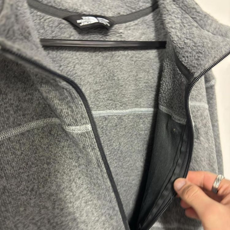 North Face zip up fleece jacket image 4