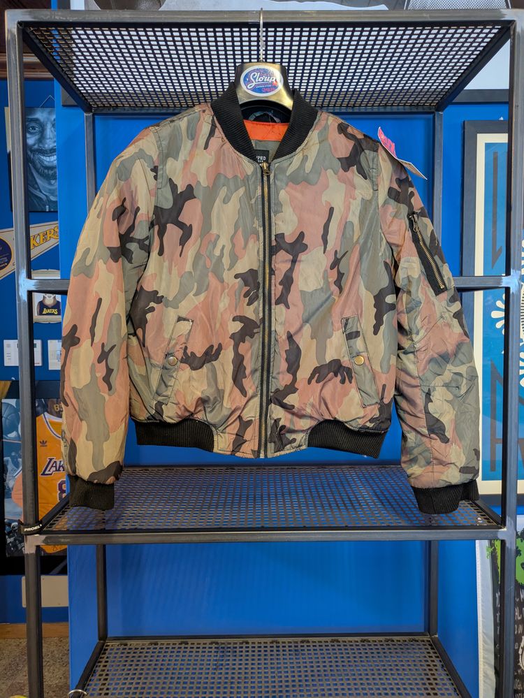 Camouflage Bomber Jacket