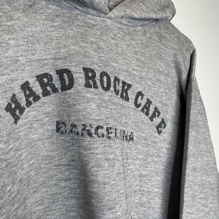 Hard Rock Cafe grey hoodie size medium - location Barcelona image 2