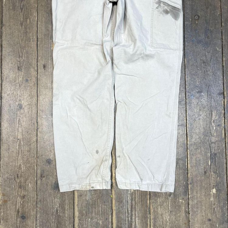 Carhartt Jeans Carpenter Relaxed Fit Denim Workwear Trousers, Beige, Mens 36 image 6