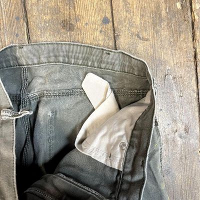 Dickies Jeans Carpenter Relaxed Fit Denim Workwear Trousers, Green, Mens 36 4
