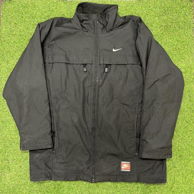Black Vintage 90s Nike Team coat