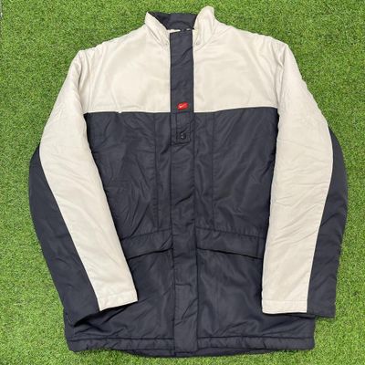 Beige & dark grey Vintage Y2K Nike coat