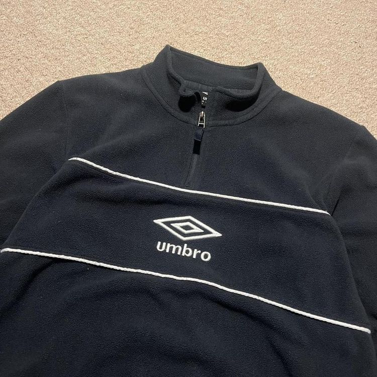 Umbro Quarter Zip Fleece Sweatshirt obraz 3