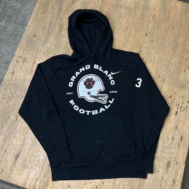 Vintage Nike Team x Grand Blanc Football Graphic Hoodie