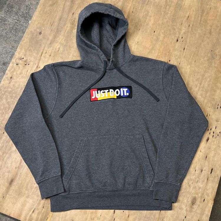Vintage Nike Just Do It Graphic Embroidered Hoodie