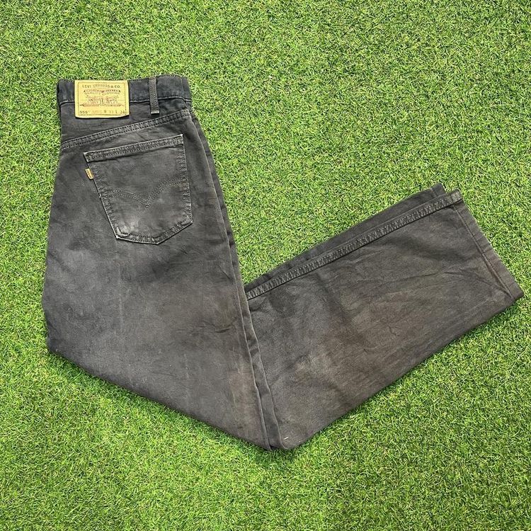 Dark Grey Vintage 90s Levis 555 jeans