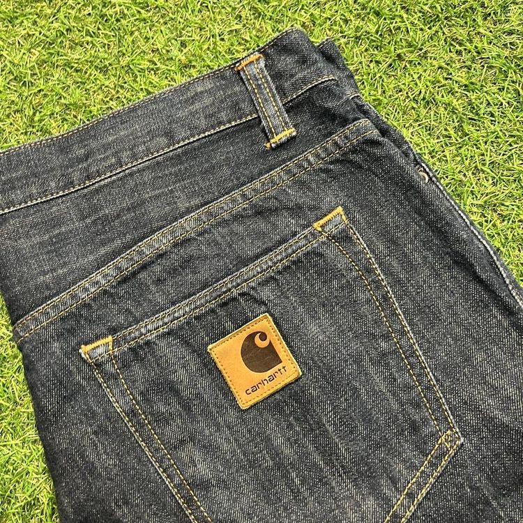 Immagine di Navy Carhartt Buccaneer jeans 2
