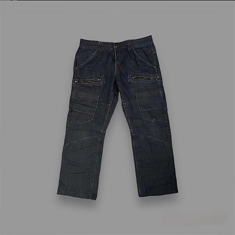 |double zip front jeans