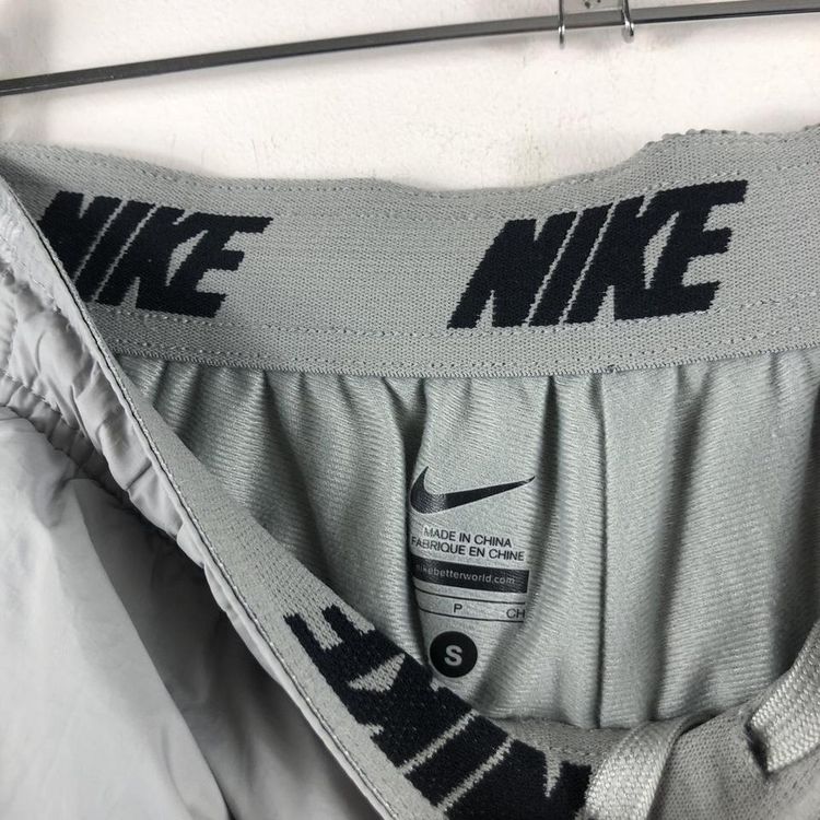 Grey vintage Nike shell tracksuit bottoms image 4